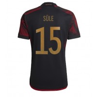 Fotballdrakt Herre Tyskland Niklas Sule #15 Bortedrakt VM 2022 Kortermet